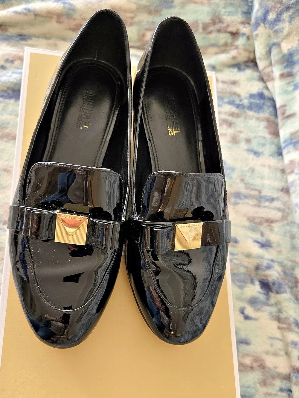 Michael Kors Caroline Loafer Patent Black US 5M